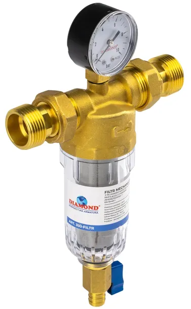 filtr-do-wody-mechaniczny-samoczyszczacy-z-manometrem-1-dn25-z-plukaniem-waga-z-opakowaniem-1-kg