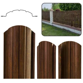 nora-sztacheta-metalowa-ogrodzeniowa-ocynkowana-dwustronna-orzech-51cm