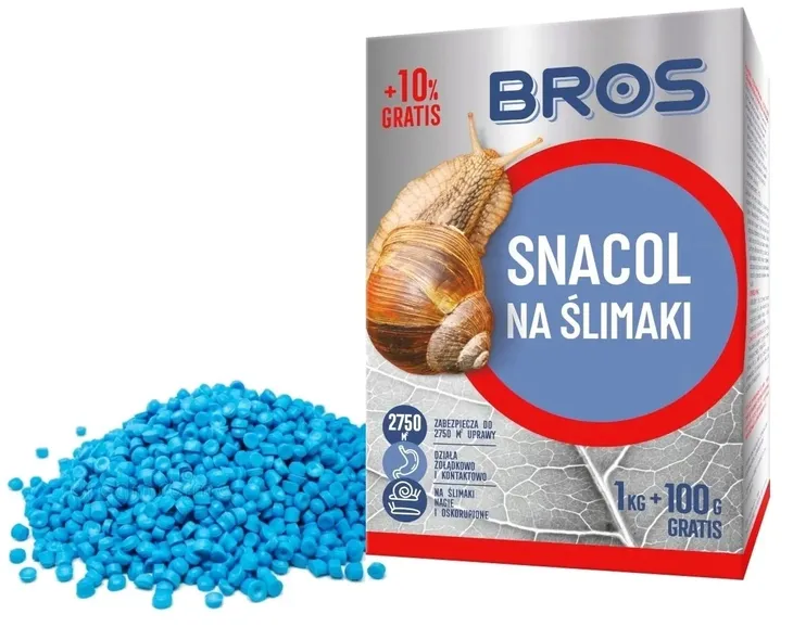 BROS SNACOL PREPARAT TRUTKA NA ŚLIMAKI 1kg +100g