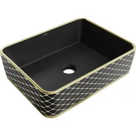 mexen-catia-umywalka-nablatowa-48-x-37-cm-czarna-mat-zlota-wzor-kratka
