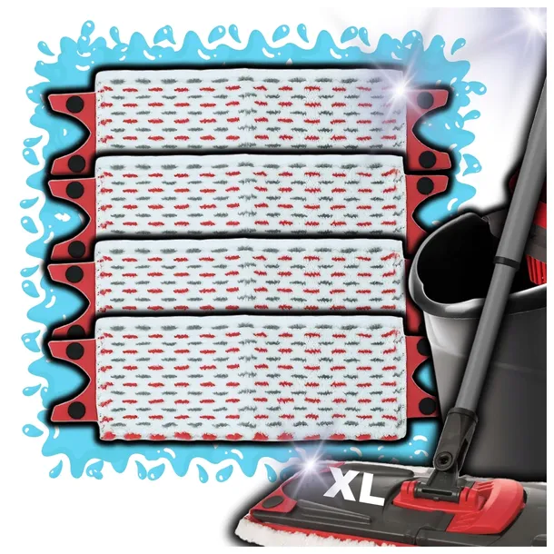 4X WKŁAD DO MOPA VILEDA ULTRAMAX XL 42CM PŁASKI ZAPAS NAKŁADKA ULTRAMAT 42