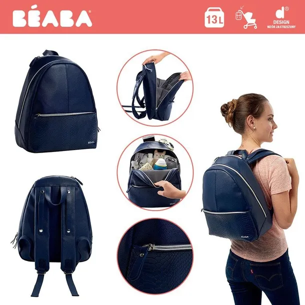 beaba-plecak-dla-mamy-san-francisco-blue-snake