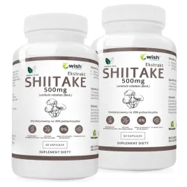shiitake-500mg-ekstrakt-30percent-odpornosc-stres-vege-2-x-60-kap