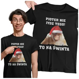 koszulka-swiateczna-pod-choinke-nosacz-smieszna