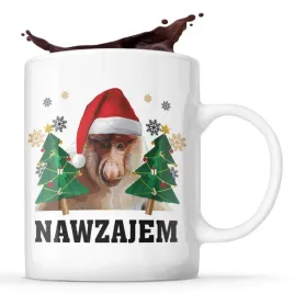 prezent-swieta-smieszny-kubek-nosacz-pod-choinke