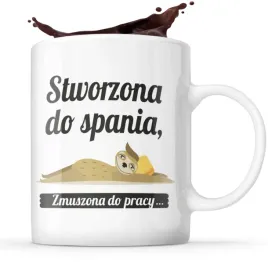 smieszny-kubek-na-prezent-zmuszona-do-pracy