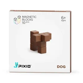 klocki-magnetyczne-pixio-brown-dog-10-color-series