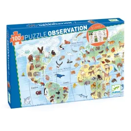puzzle-swiat-zwierzat-z-ksiazeczka-100el-djeco