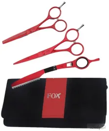 fox-red-zestaw-do-strzyzenia-wlosow-nozyczki-degazowki-i-noz-chinski-brzytw
