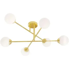 lampa-wiszaca-sufitowa-zyrandol-zlota-kule-led