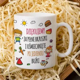 kubek-z-nadrukiem-dziekujemy-za-pelne-brzuszki-i-usmiechniete-po-jedzeniu