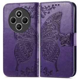 etui-typu-portfel-do-redmi-14c-skorzane-butterfly-smart-case-obudowa-cover