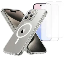 case-etui-2x-szklo-do-iphone-16-pro-do-magsafe-wzmacniane-magnetyczne