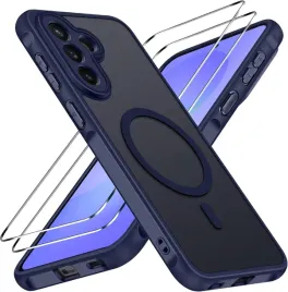 etui-do-galaxy-a57-5g-magnetyczne-z-magsafe-matowe-czarne-case-2x-szklo