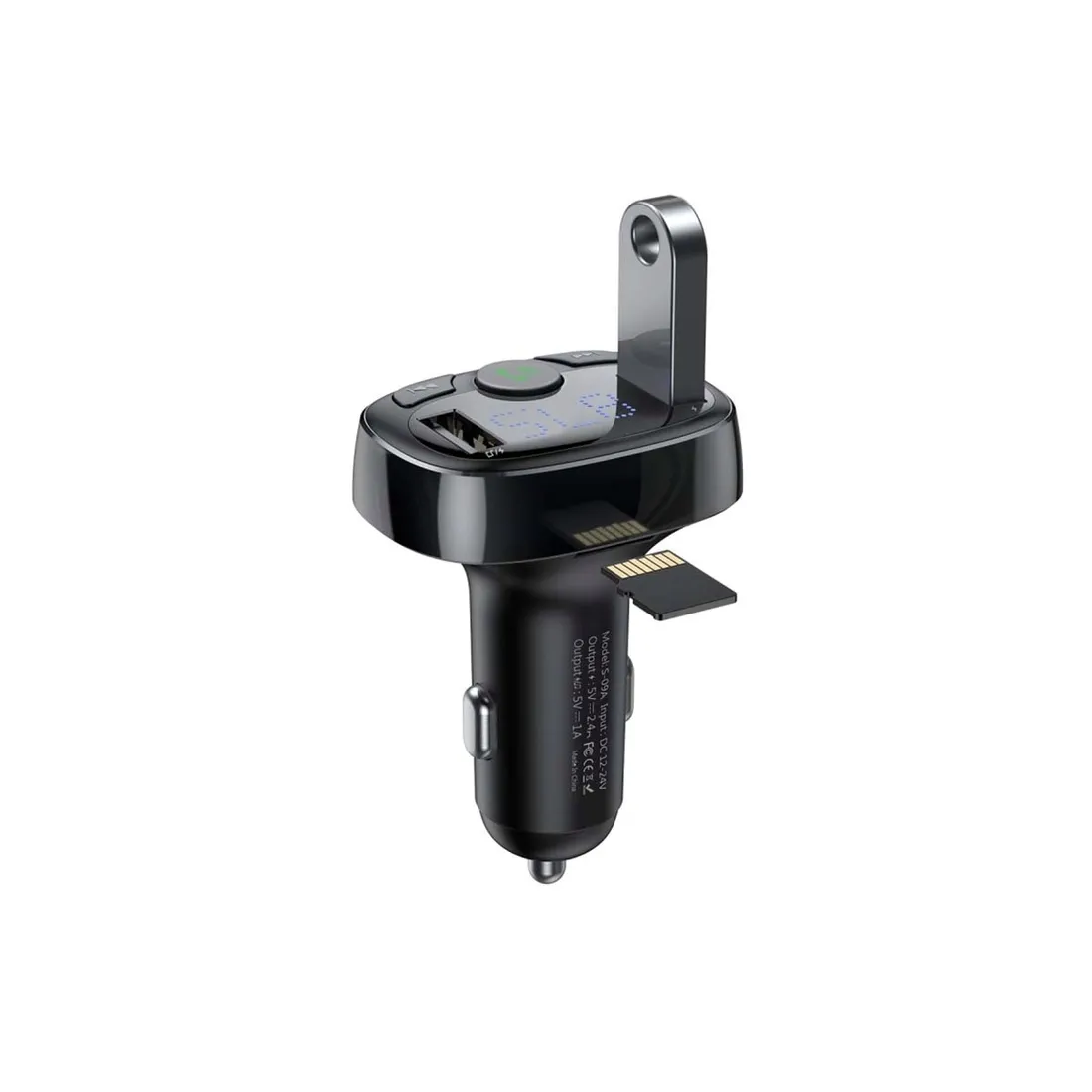 transmiter-fm-baseus-s-09a-bluetooth-2xusb-microsd-ladowarka-lcd-mikrofon