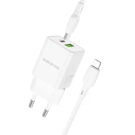 ladowarka-sieciowa-borofone-gan-usb-c-pd-30w-kabel-usb-c-do-lightning