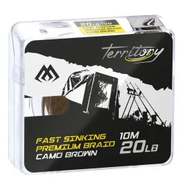 mikado-plecionka-przyponowa-fast-sinking-premium-30lbs-10m-brazowy