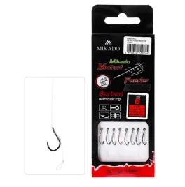 mikado-przypon-method-feeder-z-wlosem-hak-16-zylka-0-20mm-10cm-op-8szt