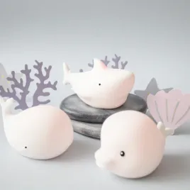 outlet-zestaw-mini-morskie-lampki-silikonowe-biale-3-szt-rabbit-and-friends