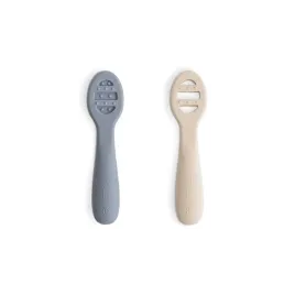 pierwsze-lyzeczki-dla-niemowlat-2-pack-tradewinds-shifting-sand-mushie