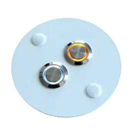 przycisk-podwojny-dzwonka-do-domofonu-metalowy-led9-230v-d85-okragly-bialy
