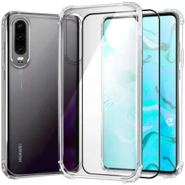 etui-do-huawei-p30-pancerne-silikonowe-przezroczyste-szklo-pelne-5d