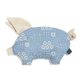 poduszka-sleepy-pig-velvet-bandana-denim-la-millou