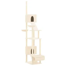 drzewko-dla-kota-od-podlogi-po-sufit-kremowe-277-303-cm