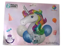 balony-foliowe-na-urodziny-zestaw-jednorozec-6-szt