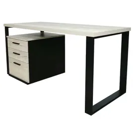 biurko-loftowe-dab-halifax-bialy-160x68-z-kontenerkiem