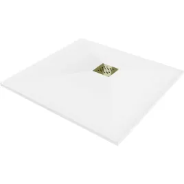 mexen-stone-brodzik-kwadratowy-70x70-cm-bialy-maskownica-zlota