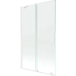 parawan-wannowy-mexen-velar-2-skrzydlowy-110x150-cm-bialy-szklo-8-mm