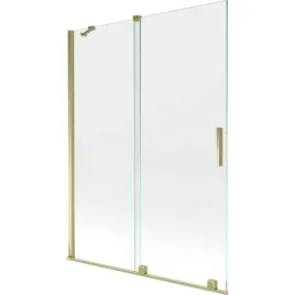 mexen-velar-parawan-2-skrzydlowy-130x150cm-zloty-hartowane-szklo
