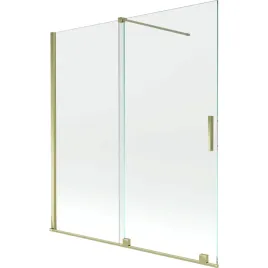 mexen-velar-parawan-150x150-cm-szklo-transparentne-zloty-profil