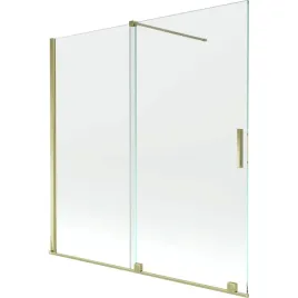 mexen-velar-parawan-160x150-cm-zloty-szklo-transparentne-8-mm