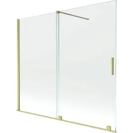 mexen-velar-parawan-rozsuwany-180x150-cm-transparent-zloty-szczot