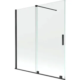 mexen-velar-parawan-150x150-cm-szklo-transparentne-czarny-profil