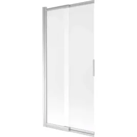 mexen-fox-parawan-przesuwny-85x150-szron-chrom-2-skrzydlowy