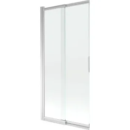 mexen-fox-parawan-2-skrzydlowy-przesuwny-85x150-cm-chrom-transparent