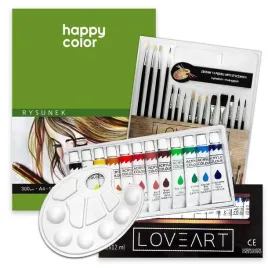 zestaw-malarski-farby-akrylowe-blok-paletka-pedzle