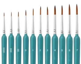 zestaw-11-pedzelkow-modelarskich-do-malowania