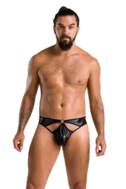 meska-bielizna-czarne-stringi-vinyl-latex-lack-s-m