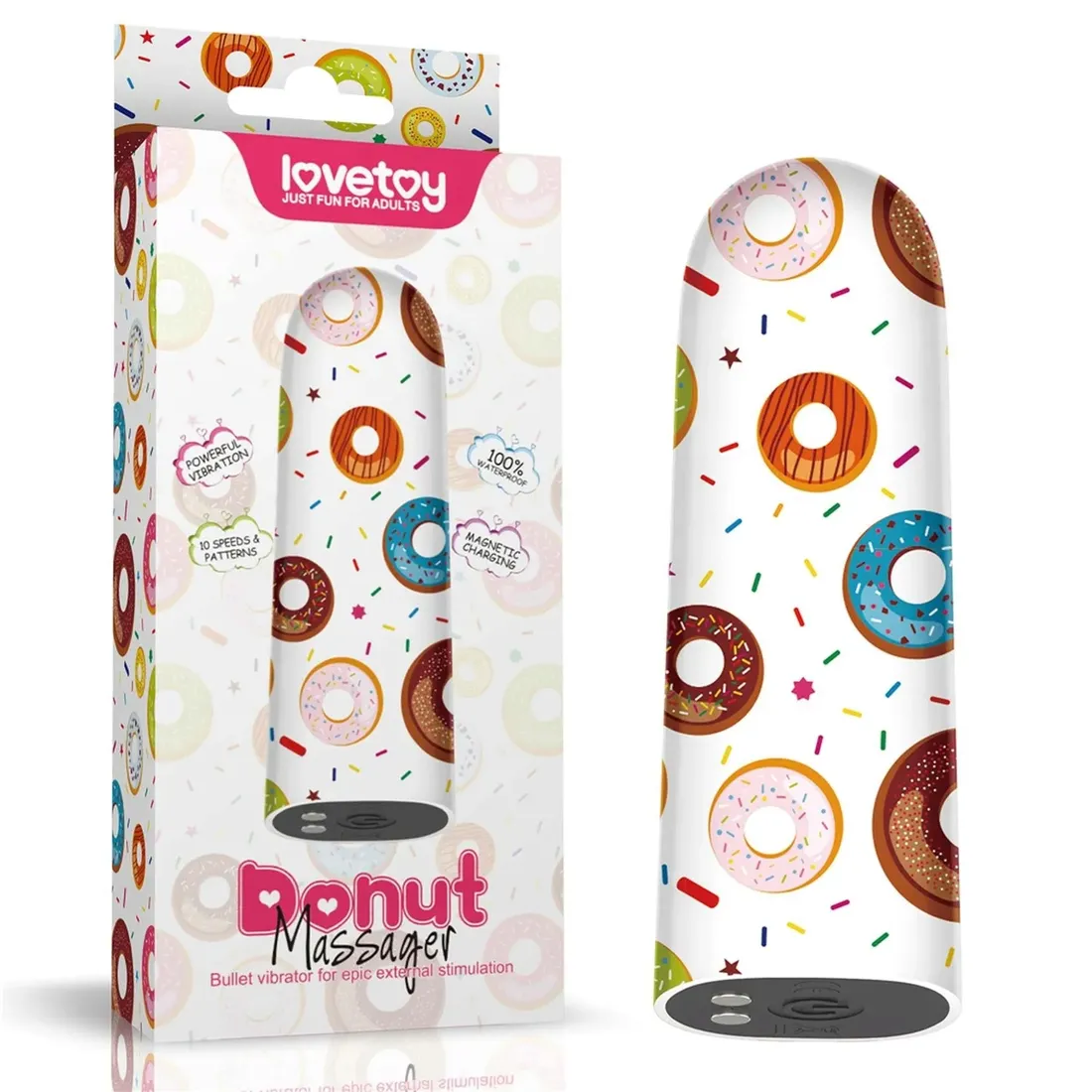 mini-wibrator-rechargeable-donut-paczki-stan-nowy