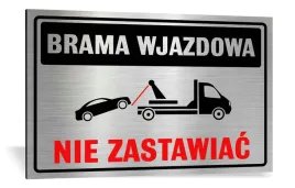 tabliczka-brama-wjazdowa-nie-zastawiac-32x21dibond