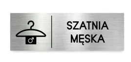 tabliczka-szatnia-meska-30x10-cm-dibond-elegancka