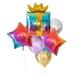 balony-happy-birthday-zestaw-korona-tort