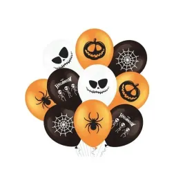 balony-gumowe-halloween-pajak-dynia-kosciotrup