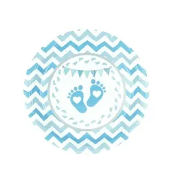 talerzyki-biale-niebieskie-stopki-baby-shower-18cm