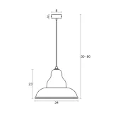 bulma-1-lampa-wiszaca-industrialna-metalowa-bordowa-1xe27-szpak-2976-stan-nowy