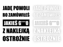 naklejka-jade-powoli-bo-na-samochod-na-auto-kolor